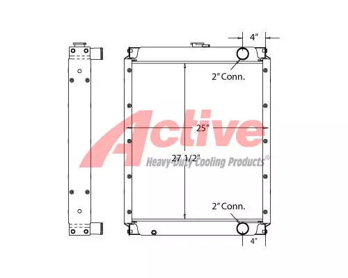 Radiator Komatsu PC128UU-2 Active Radiator
