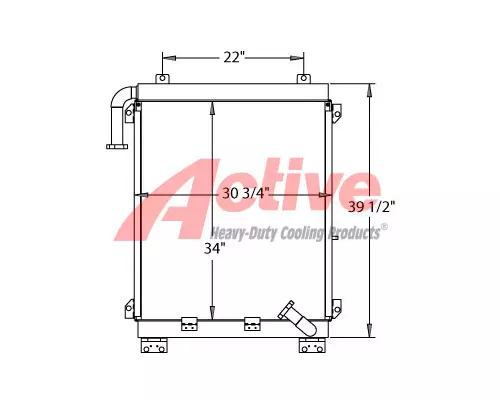  Komatsu PC200-6-A Active Radiator