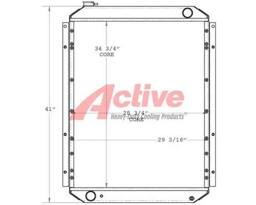 Radiator Komatsu PC200LC-6-A Active Radiator
