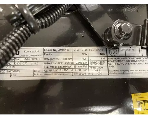 Komatsu SAA4D107E-3 Engine Assembly