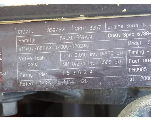 Komatsu SAA6D102E-2 Engine Assembly