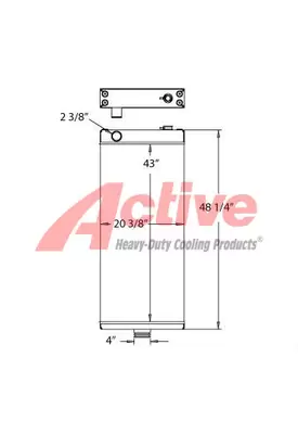 Komatsu WA500-6 Radiator