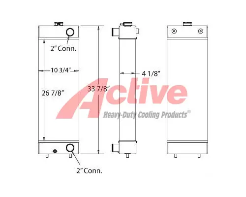 Radiator Komatsu WA150 Active Radiator