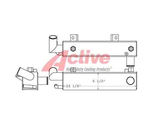 Engine Oil Cooler Komatsu WA450-5 Active Radiator