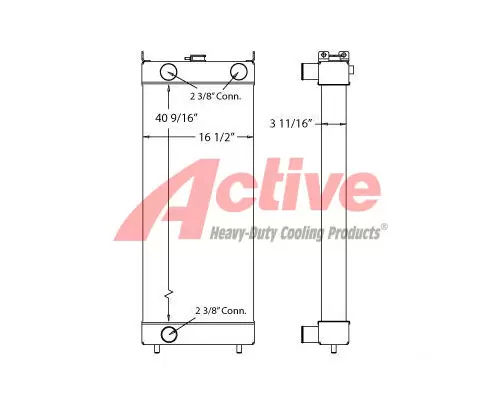 Radiator Komatsu WA480-6 Active Radiator