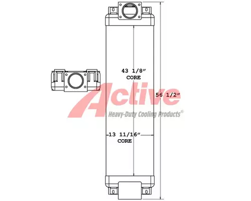 Komatsu  Charge Air Cooler (ATAAC)