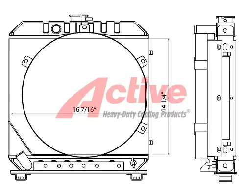 Radiator Kubota 05REP2 Active Radiator