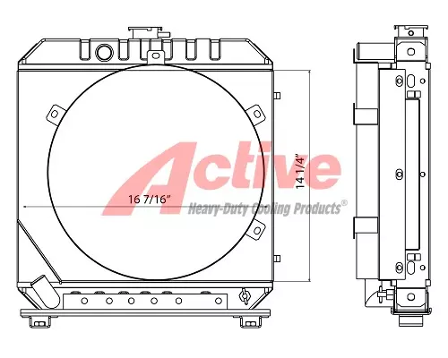 Radiator Kubota 05REP3 Active Radiator