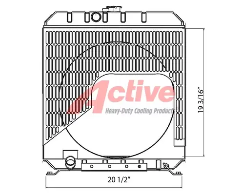 Kubota 07 Radiator