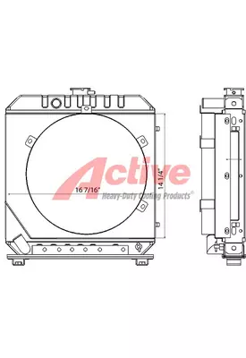 Kubota D1005 Radiator