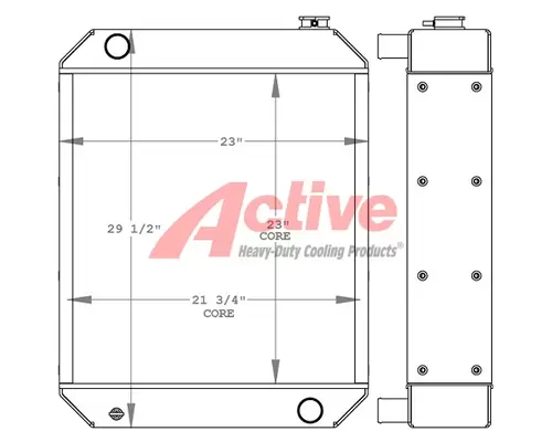 Radiator Kubota DC1217 Chipper Active Radiator