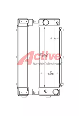 Kubota KEA12-7000 Series Charge Air Cooler (ATAAC)