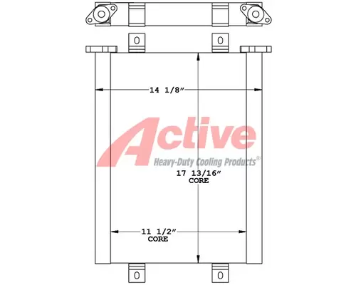 Kubota KX057-4 Engine Oil Cooler