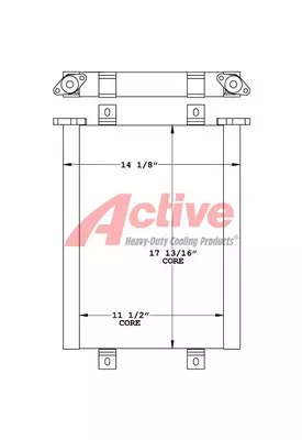 Kubota KX057-4 Engine Oil Cooler