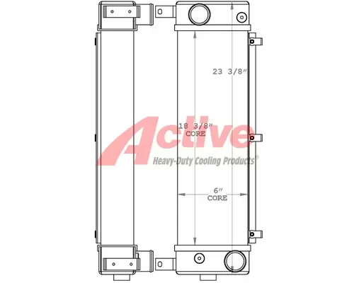 Charge Air Cooler (ATAAC) Kubota KEA12-7000 Series Active Radiator