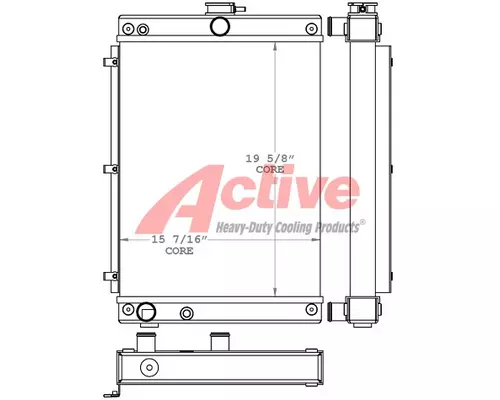 Radiator Kubota KEA12-7000 Series Active Radiator