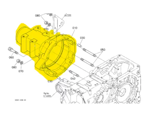 Kubota M6060HDC Equip Axle