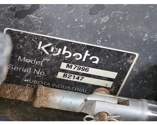 Kubota M6060HDC Equip Hydraulic Valve