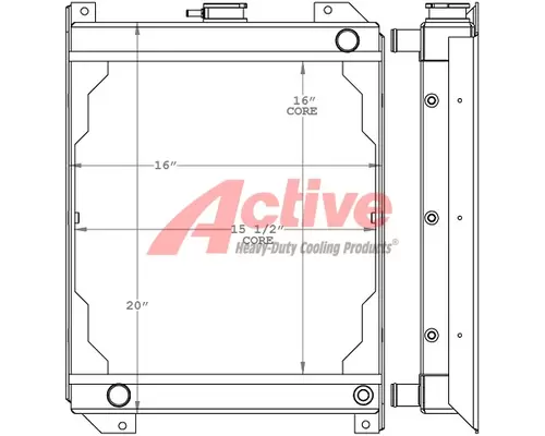 Radiator Kubota Night-Lite V Series Light Tower Active Radiator