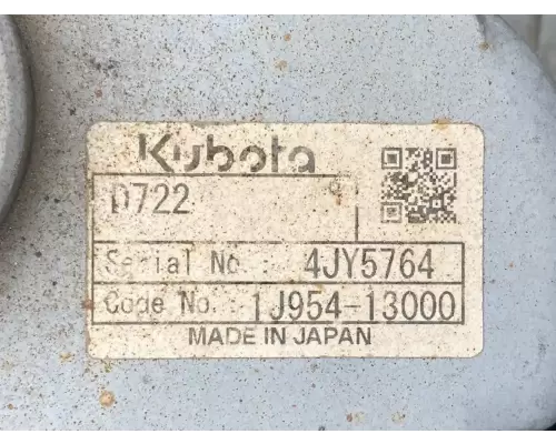 Kubota Other Engine Assembly