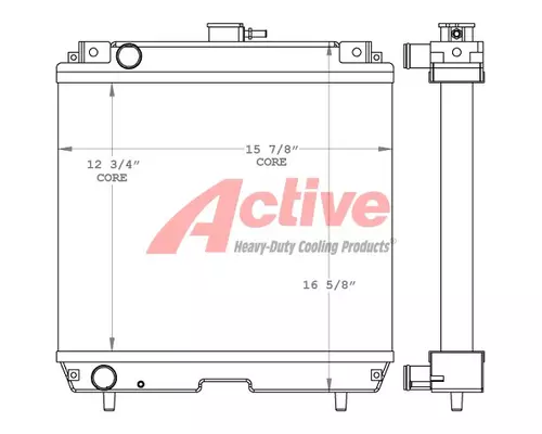 Radiator Kubota TC21 / B2400 Active Radiator