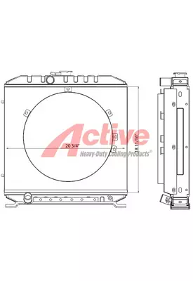 Kubota V2403T Radiator