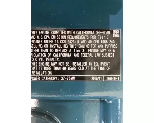 Kubota V3600T Engine Assembly