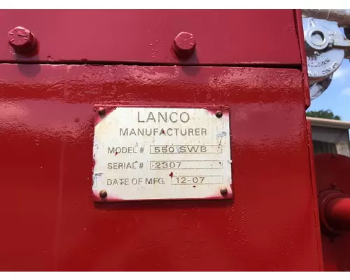 LANCO 550 Equipment (Whole Vehicle)