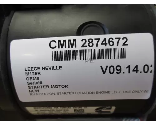 LEECE NEVILLE M125R STARTER MOTOR