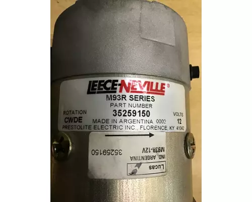 LEECE NEVILLE M93R STARTER MOTOR