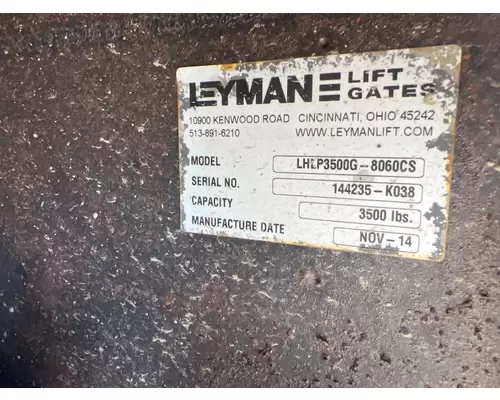 LEYMAN LHLP3500G-8060CS Liftgates  Tailgates