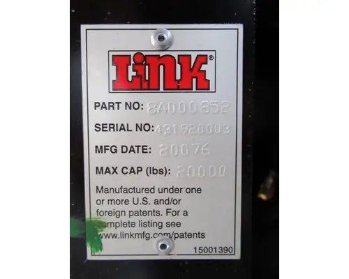 LINK 20K Self-Steer Integrated Tag Axle