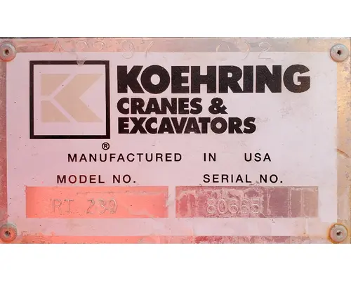 LORAIN RT230 Equipment (Whole Vehicle)