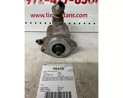 LUK VT73 Power Steering Pump