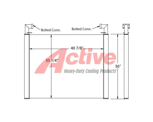 Link-Belt CX330 / 460LX Engine Oil Cooler