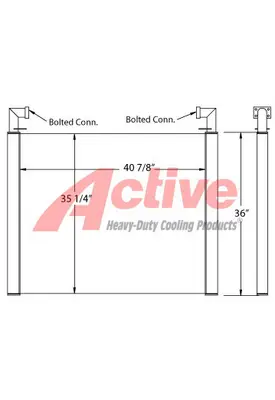 Link-Belt CX330 / 460LX Engine Oil Cooler