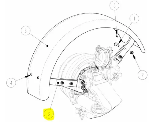 Link Mfg 80002580 Fender