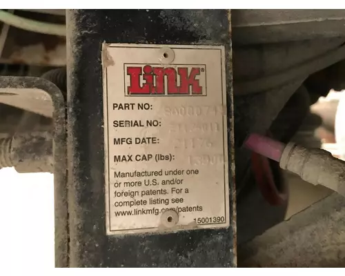 Tag Axle Link Mfg ALL Vander Haags Inc Cb