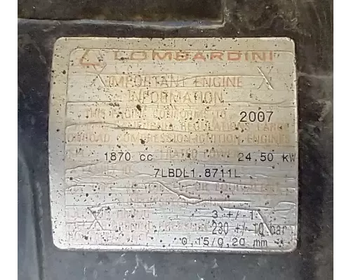 Lombardini 11LD626-3 Engine Assembly