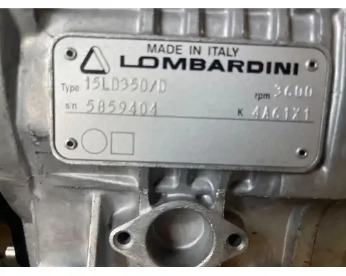 Lombardini Other Engine Assembly