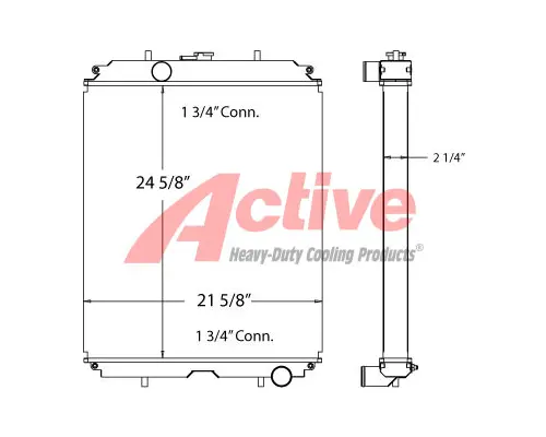 Radiator Lull Forklift 944E-42 Telehandler Active Radiator
