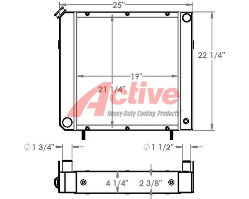 Lull 644B Radiator