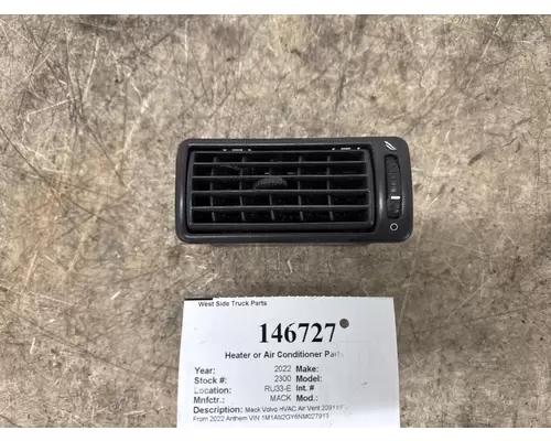MACK 20911930 Heater or Air Conditioner Parts, Misc.