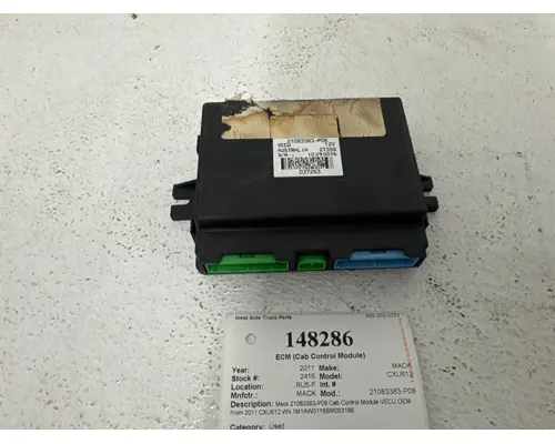 MACK 21083383-P08 ECM (Cab Control Module)