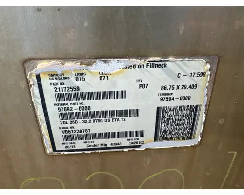 MACK 21172559 Fuel Tank