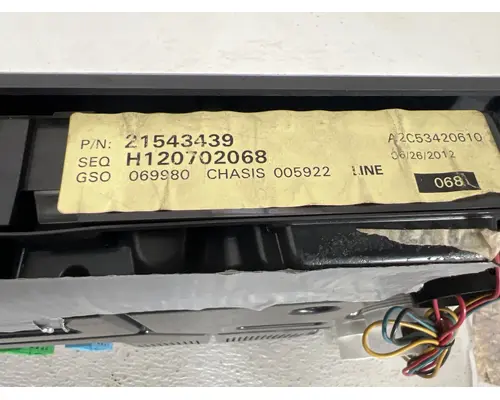 MACK 21543439 Instrument Cluster