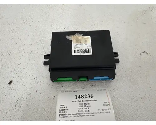 MACK 21720495-P02 ECM (Cab Control Module)