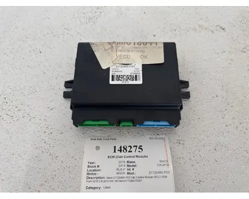 MACK 21720495-P03 ECM (Cab Control Module)