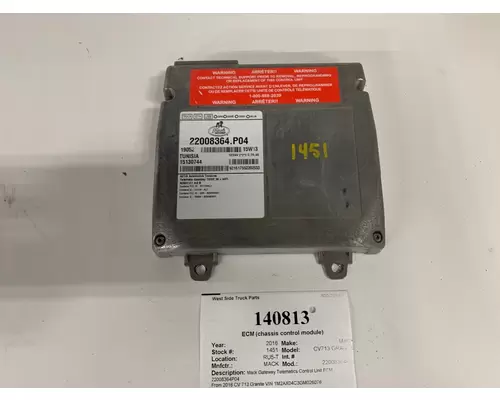 MACK 22008364.P04 ECM (chassis control module)