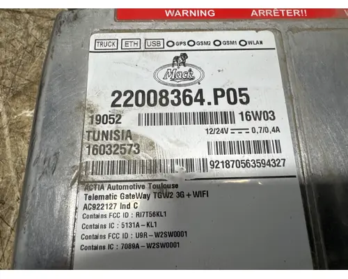 MACK 22008364.P05 ECM (chassis control module)